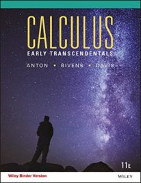cover CALCULUS EARLY TRANSCENDENTALS, BINDER READY VERSION 11TH EDITION